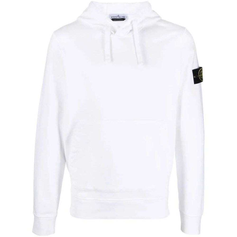 Stone Island Men Cotton Fleece Hoodie